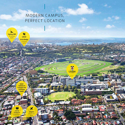 New South Wales Campus Map