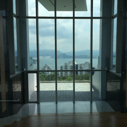 HKUST View of Mountains and Lake