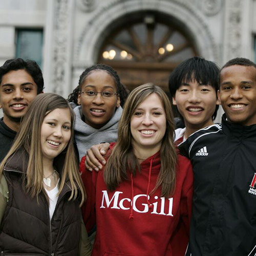 Group of McGill students